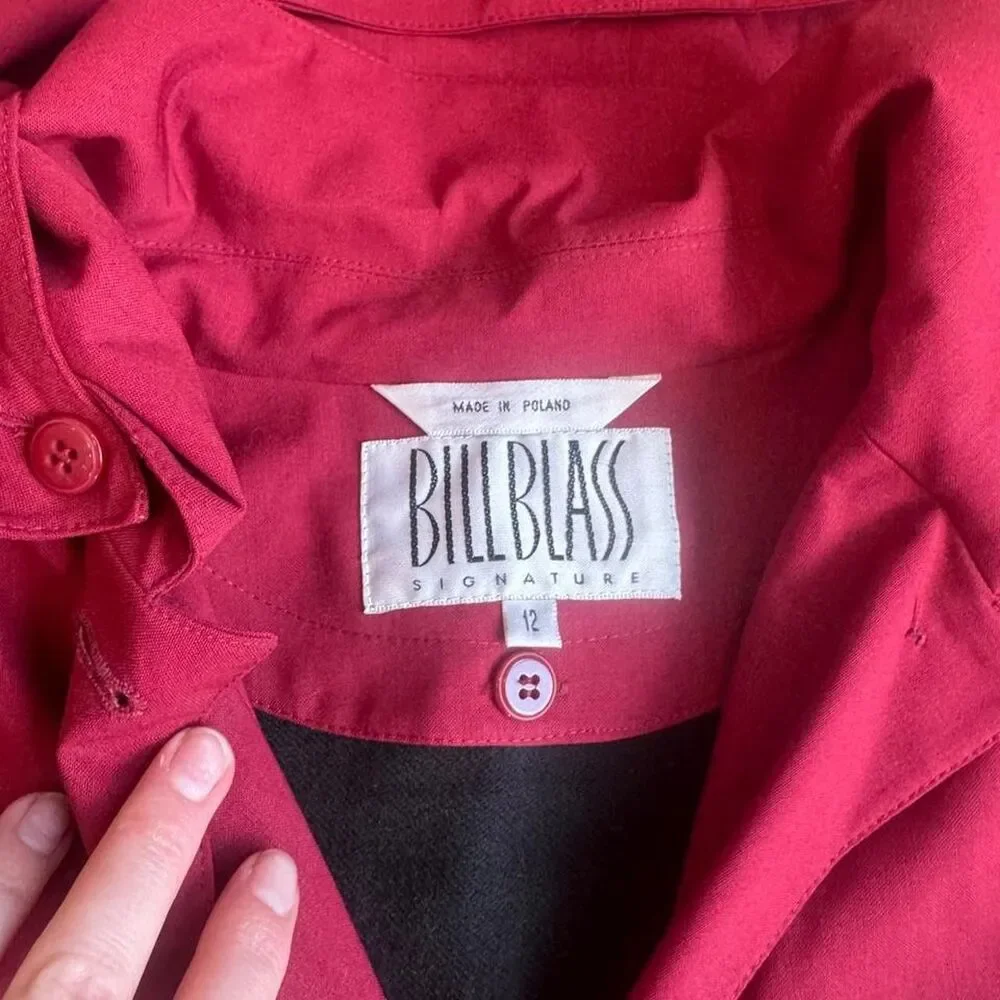 Bill-blass Women's Pink and Red Coat